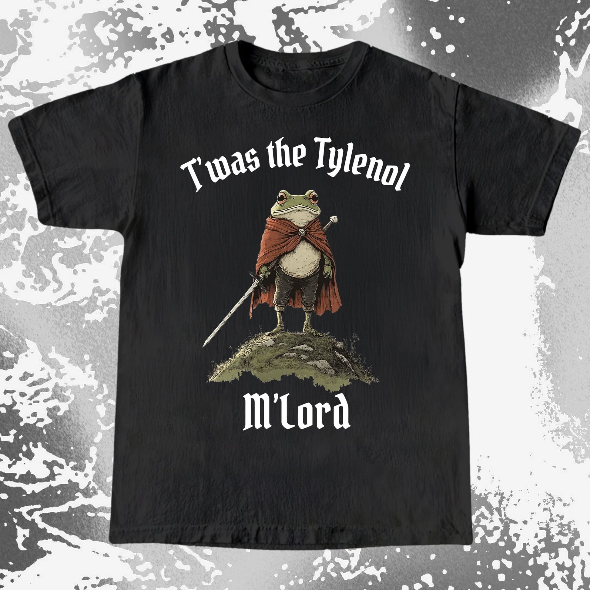 Twas the Tylenol M'Lord Frog Knight Shirt (view 4)