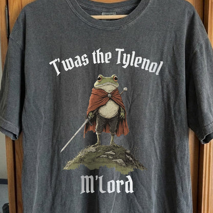 Twas the Tylenol M'Lord Frog Knight Shirt (view 2)