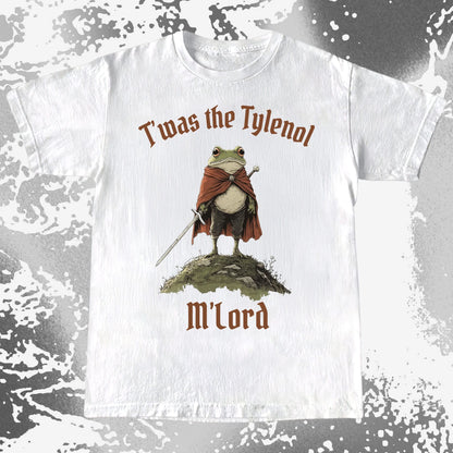 Twas the Tylenol M'Lord Frog Knight Shirt (view 3)