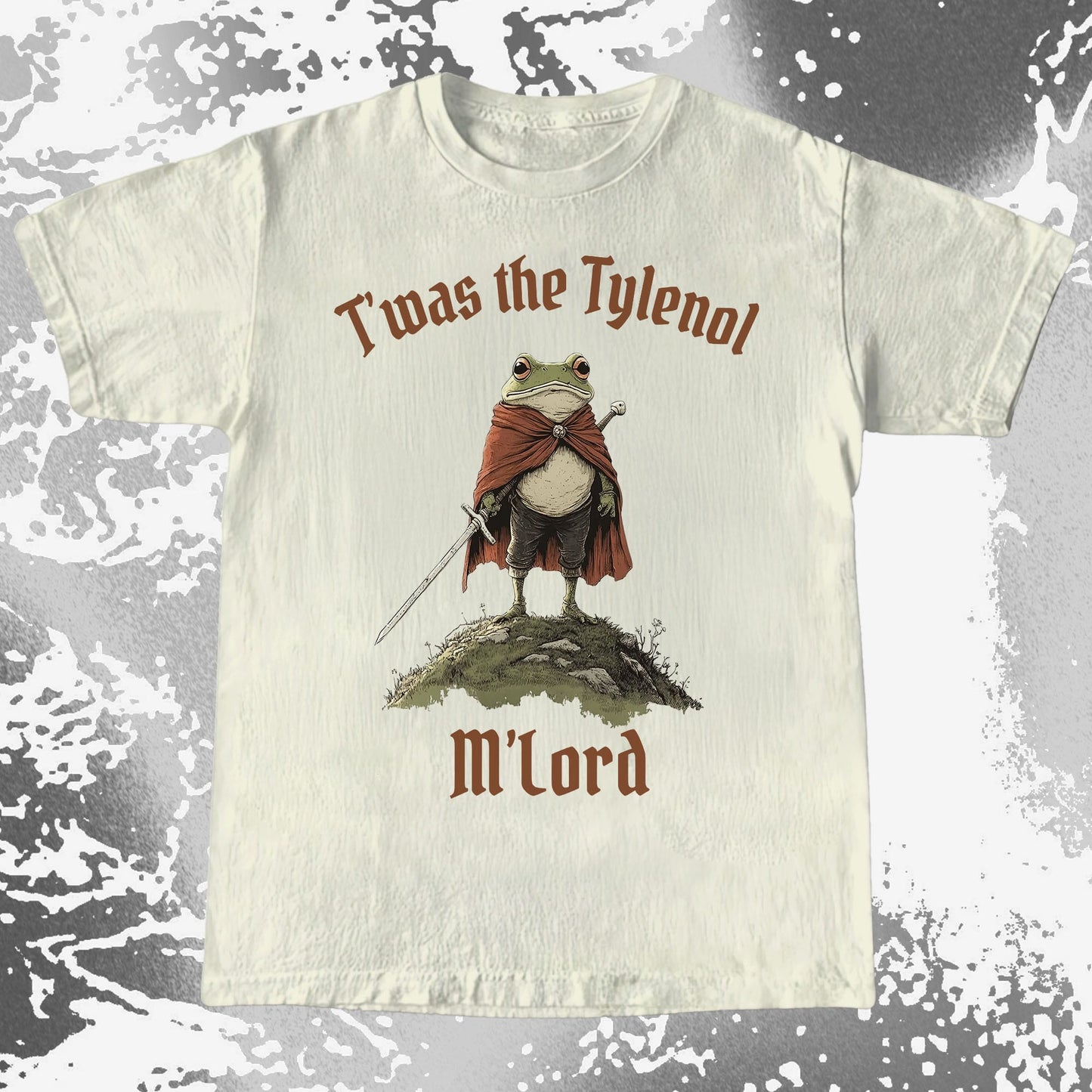 Twas the Tylenol M'Lord Frog Knight Shirt (view 5)