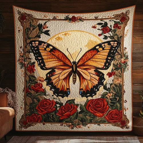 Twilight Butterfly Quilt Blanket