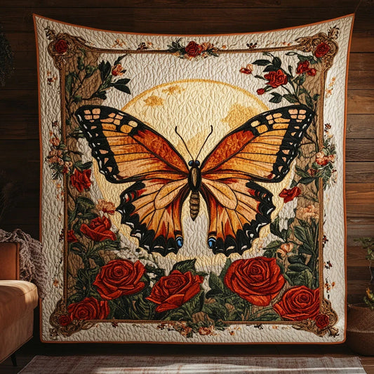 Twilight Butterfly Quilt Blanket