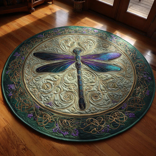 Twilight Wings Quilted Round Mat