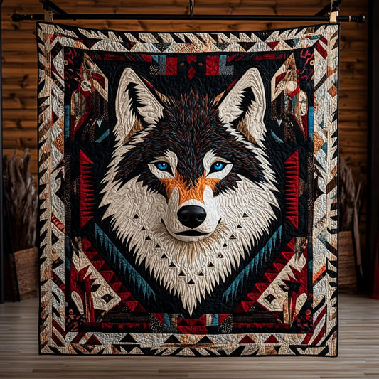 Twilight Wolf Quilt Blanket
