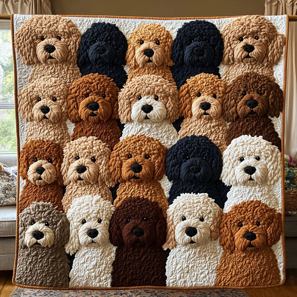 Twirly Fur Quilt Blanket