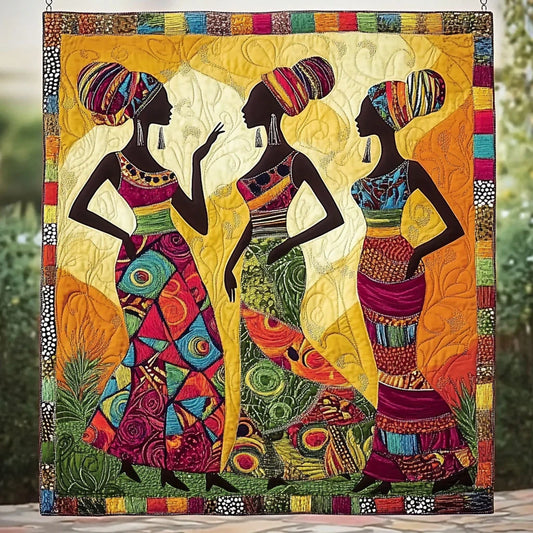 Ubuntu Woman Quilt Blanket
