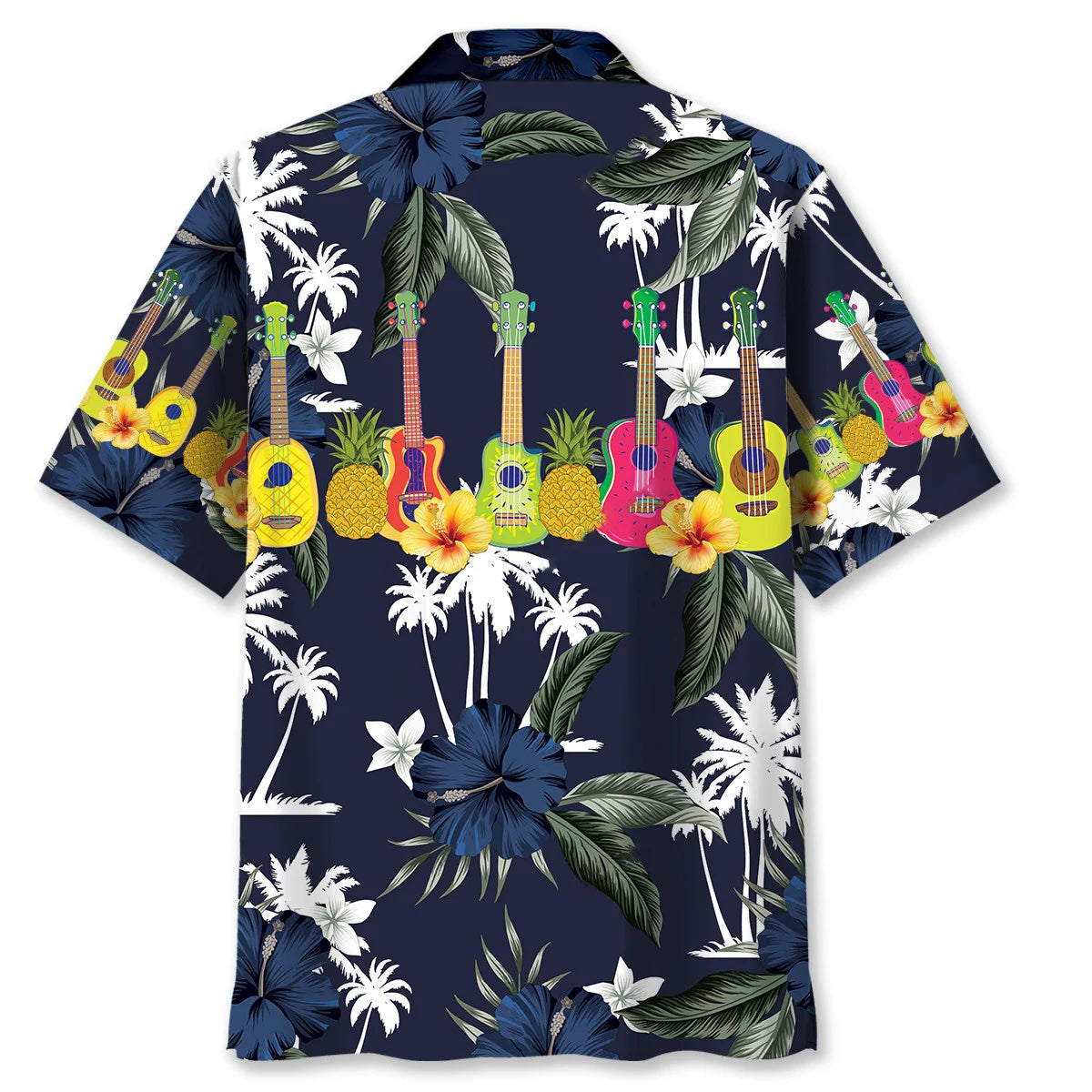 Ukulele Nature Hawaiian Shirt, custom shirt gift for men (view 3)
