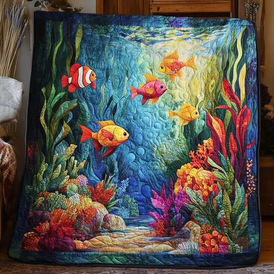 Under The Sea Quilt Blanket