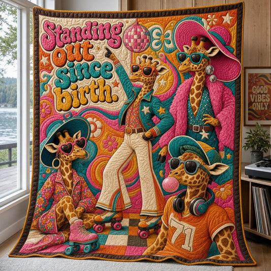 Unique Spots Quilt Blanket - Quilted Blanket by OtterMia