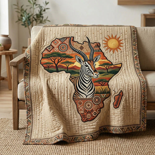 United In Spirit Africa Quilt Blanket