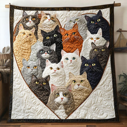 Unity Cat Quilt Blanket