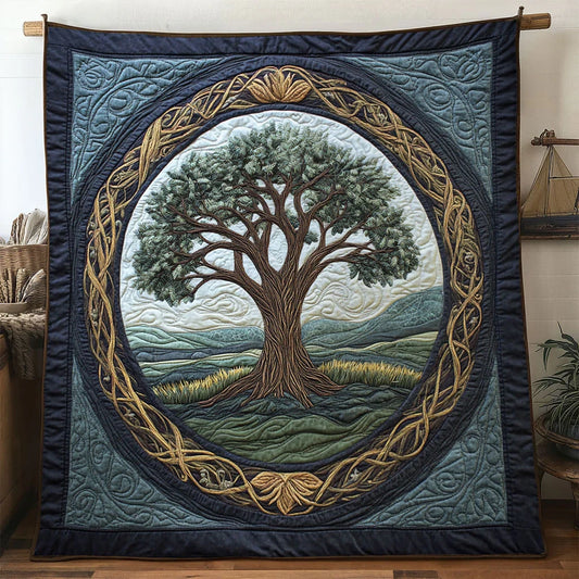 Unity Tree Of Life Quilt Blanket