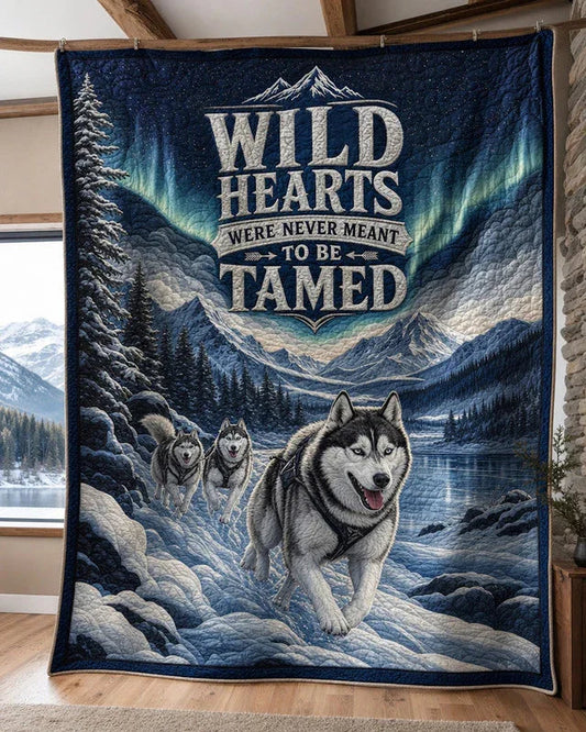 Untamed Soul Quilt Blanket - Quilted Blanket by OtterMia