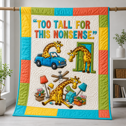 Up Here Quilt Blanket - Quilted Blanket by OtterMia