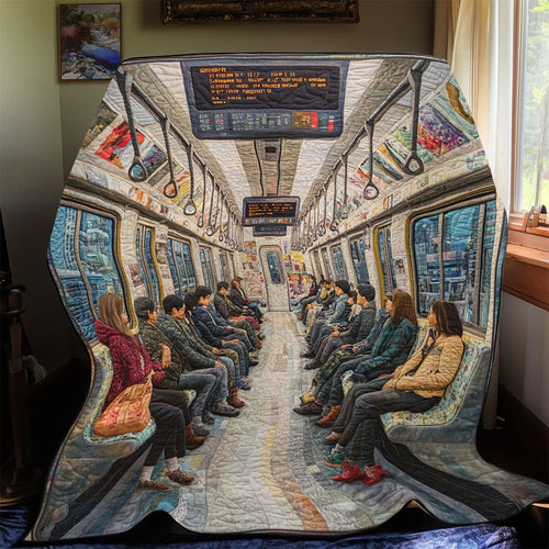 Urban Stillness Quilt Blanket