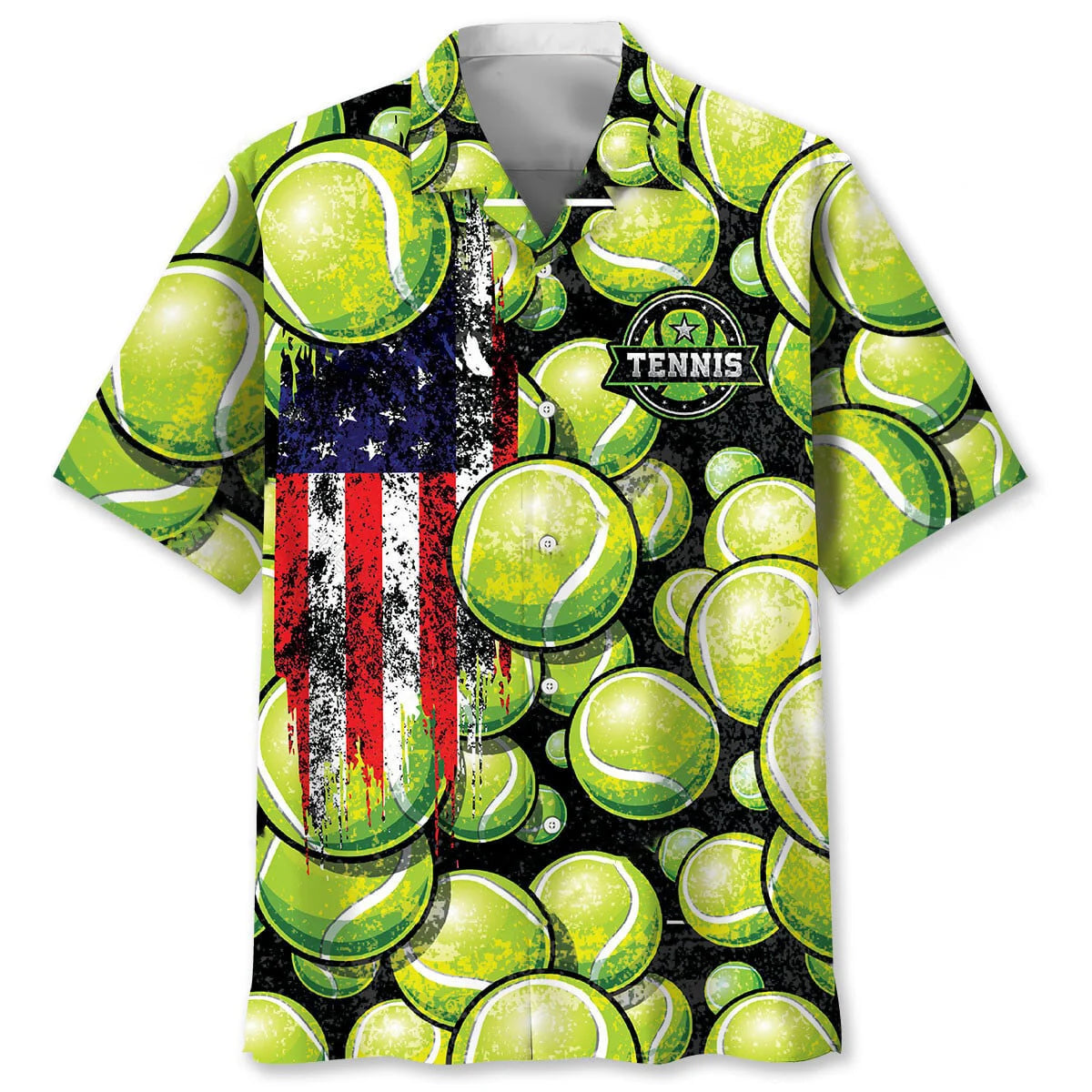 Us Tennis Hawaiian Shirt, custom shirt gift for men (view 4)
