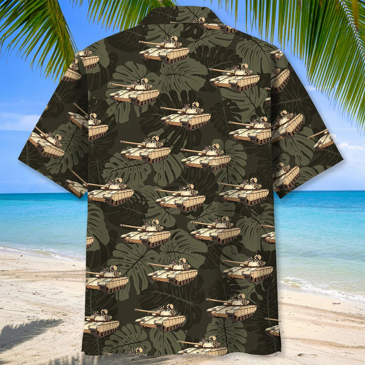 Usa Bradley Veteran Hawaiian Shirt, patriotic gift for 4th of July (view 3)