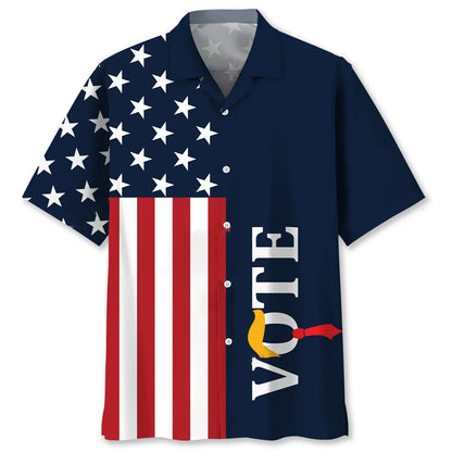 Usa Proud Hawaiian Shirt, patriotic gift for 4th of July (view 4)