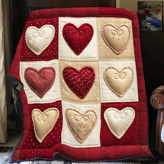 Velvet Love Quilt Blanket