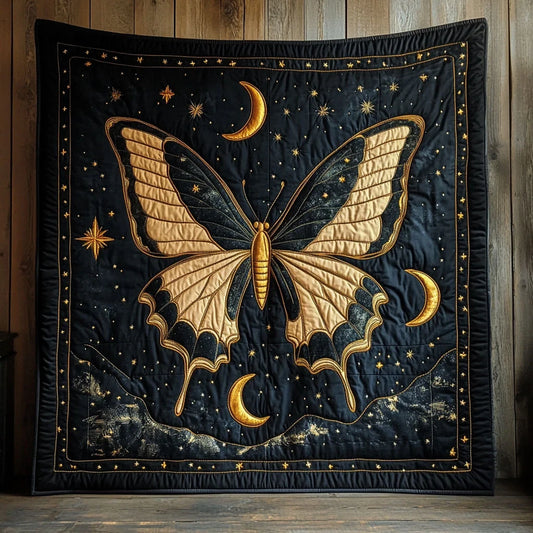 Verdant Flutterveil Quilt Blanket