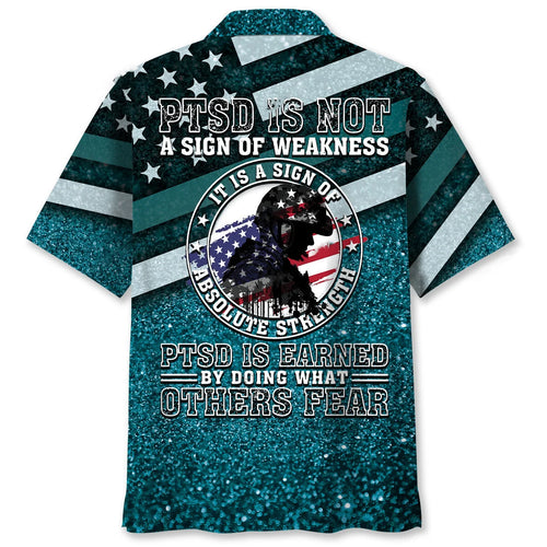 Veteran Ptsd Not All Pain is Physical Hawaiian Shirt, custom shirt gift for men