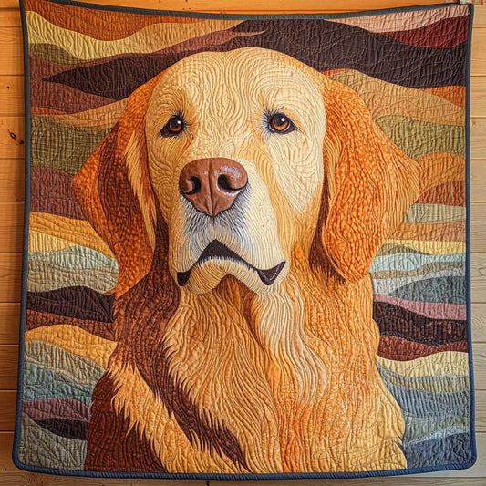 Vibrant Dog Quilt Blanket
