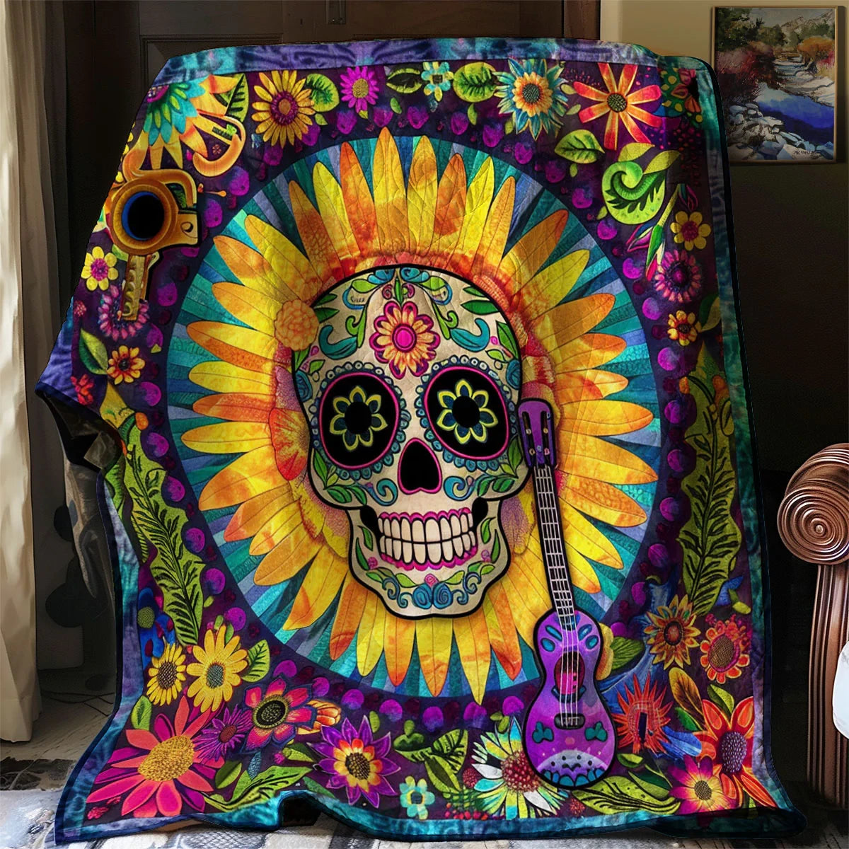 Vibrant Spirit Quilt Blanket