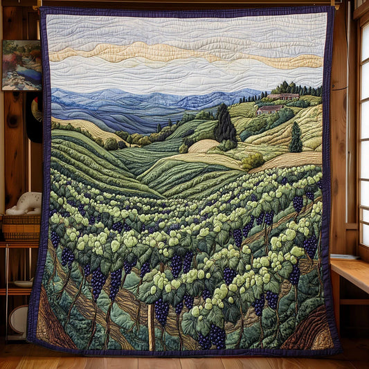 Vineyard View Quilt Blanket