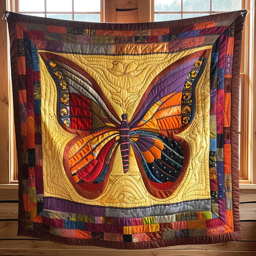 Vintage Butterfly Quilt Blanket