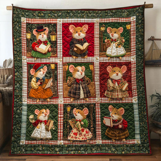 Vintage Carol Mouse Quilt Blanket
