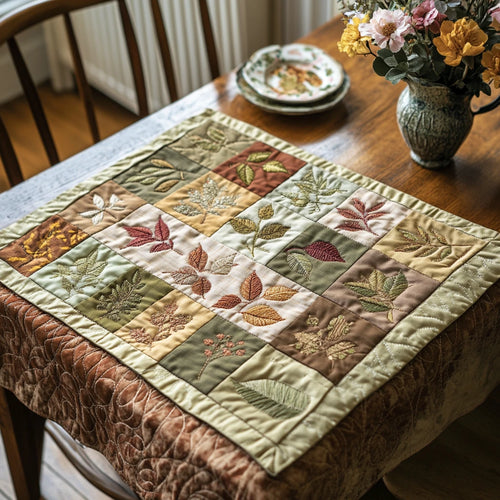 Vintage Garden Quilted Table Topper