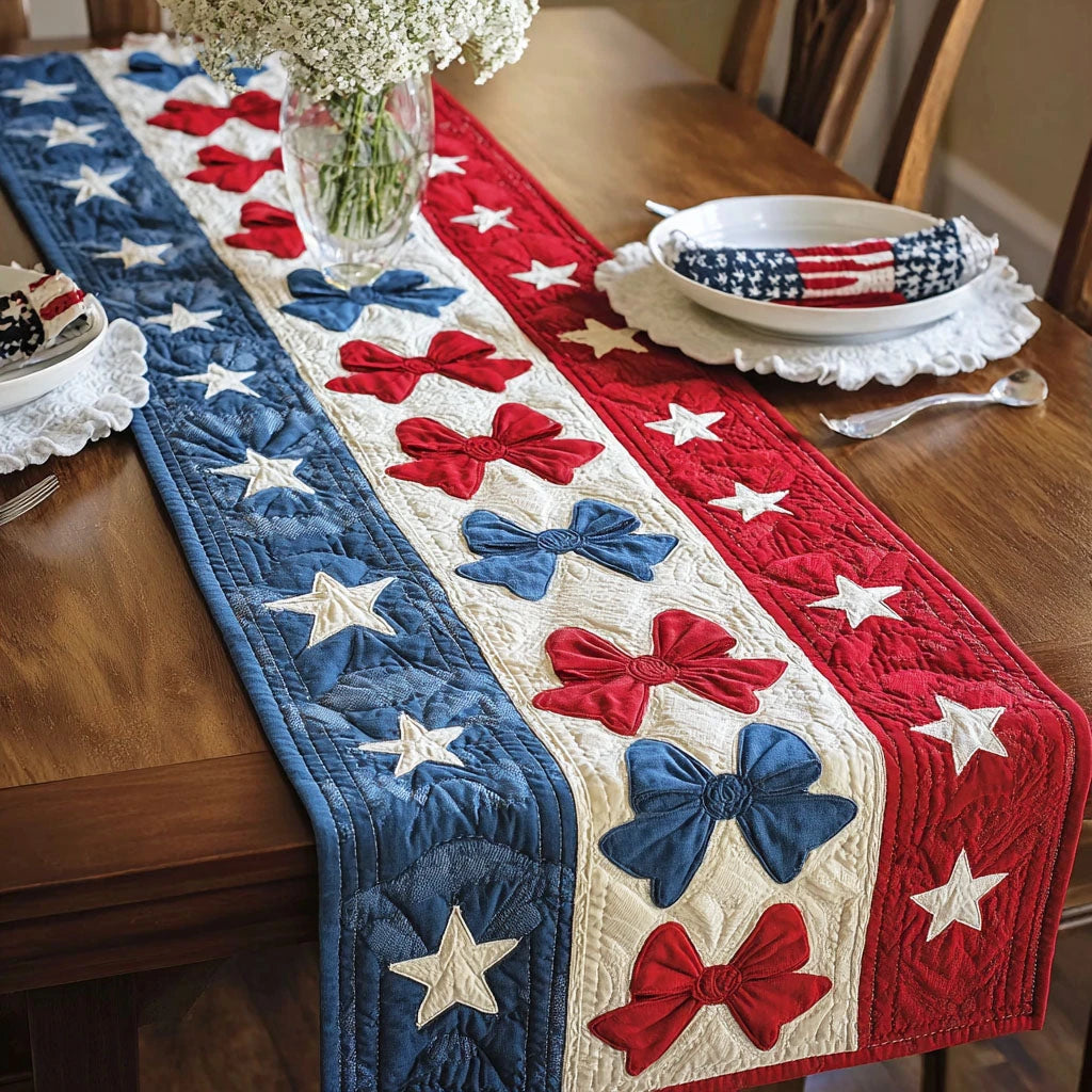 Vintage Glory Quilted Table Runner
