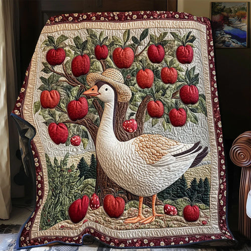 Vintage Goose Quilt Blanket