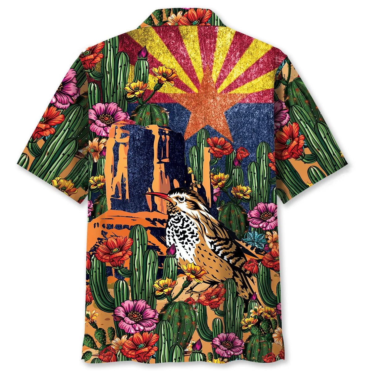 Vintage Arizona State Hawaiian Shirt, custom shirt gift for men (view 2)
