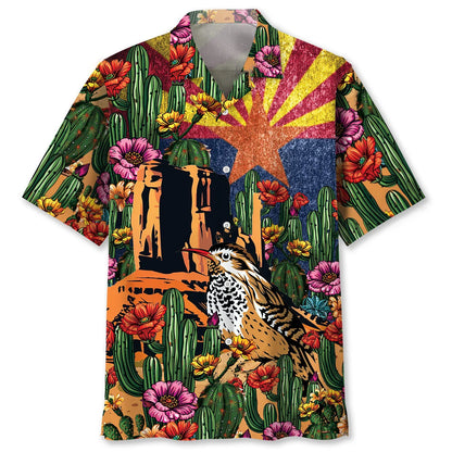 Vintage Arizona State Hawaiian Shirt, custom shirt gift for men (view 4)
