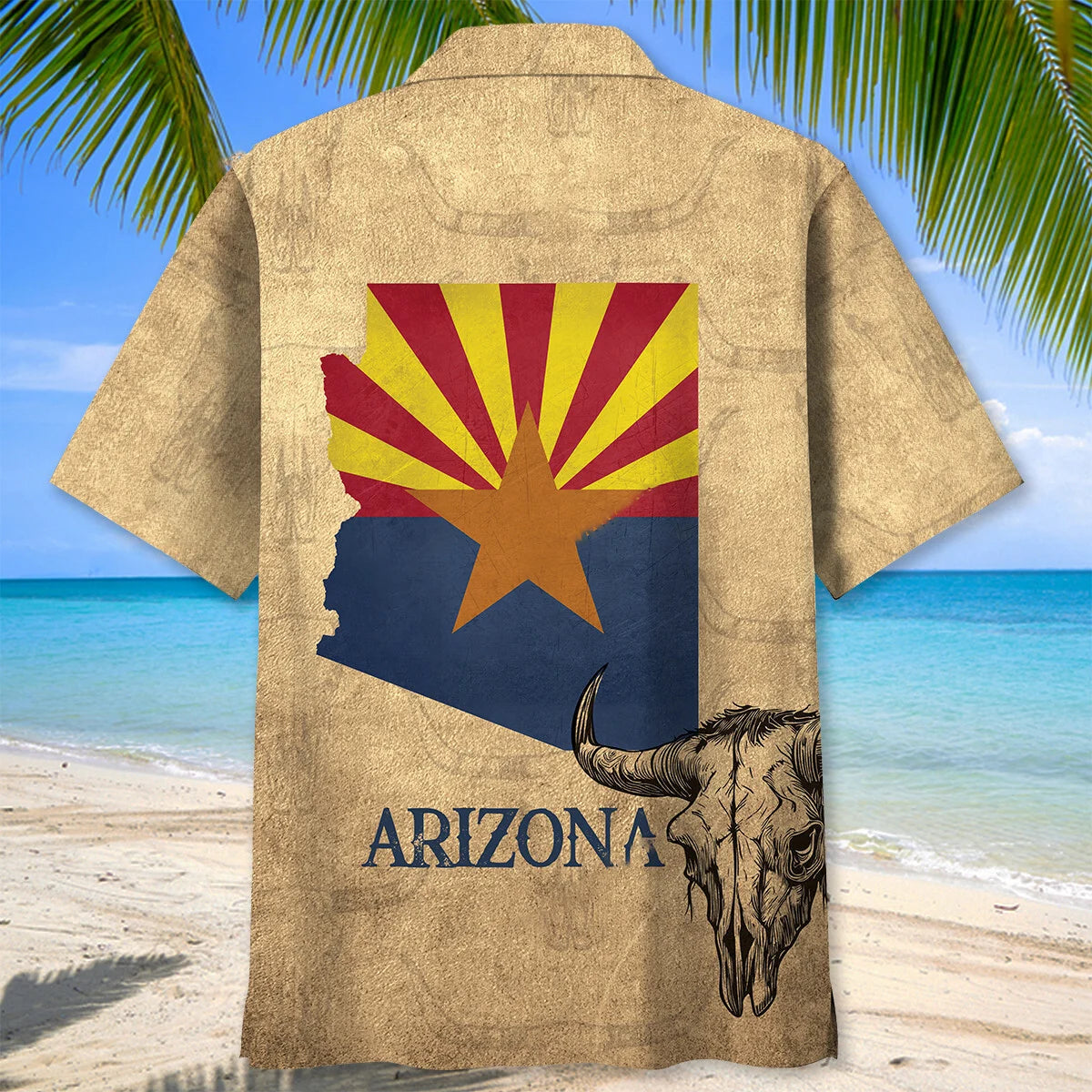 Vintage Arizona State Proud Hawaiian Shirt, custom shirt gift for men (view 3)