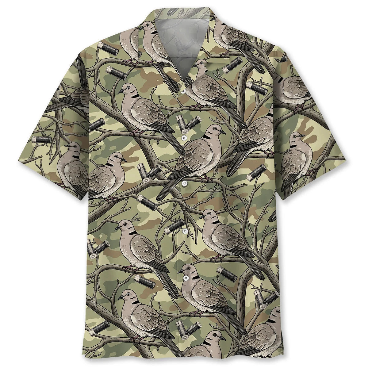 Vintage Dove Hunting Hawaiian Shirt, custom shirt gift for men