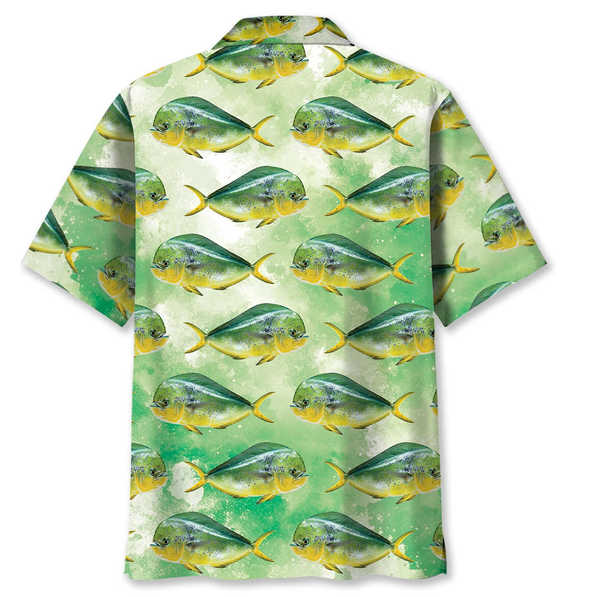 Vintage Mahi Mahi Fish Hawaiian Shirt, custom shirt gift for men (view 3)