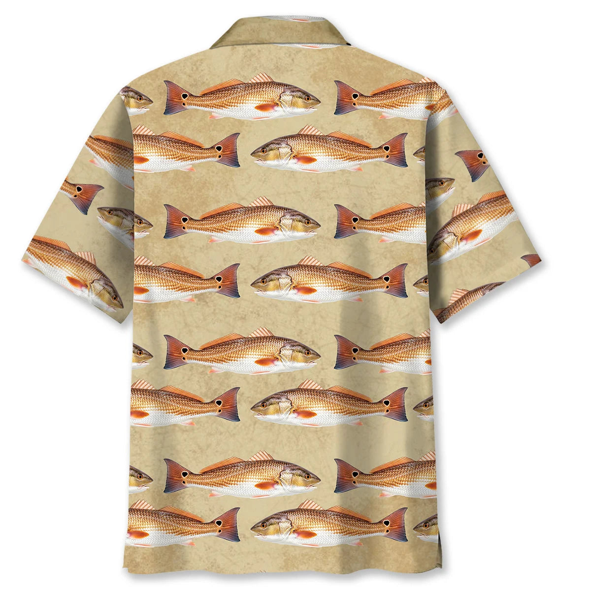 Vintage Redfish Hawaiian Shirt, custom shirt gift for men (view 3)