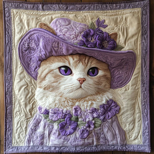 Violet In Velvet Quilt Blanket
