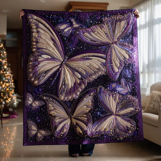 Violet Mirage Quilt Blanket