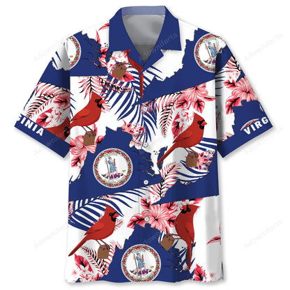 Virginia State Hawaiian Shirt, custom shirt gift for men (view 4)