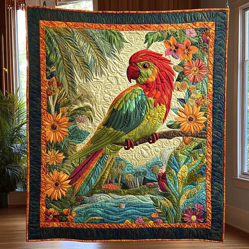 Vivid Haven Quilt Blanket