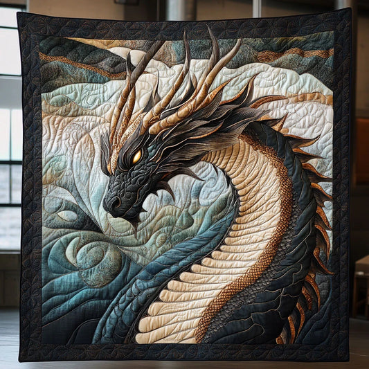 Void Dragon Quilt Blanket