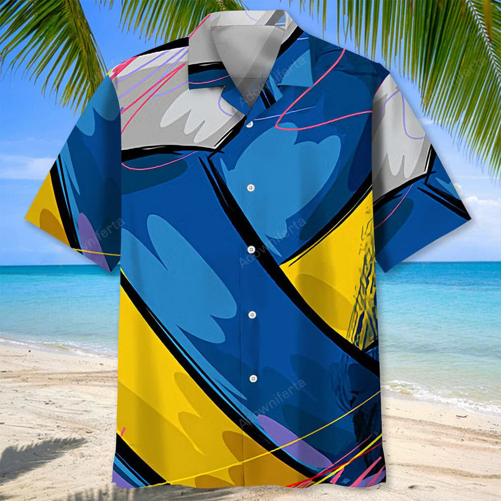 Volleyball Colorful Hawaiian Shirt, custom shirt gift for men