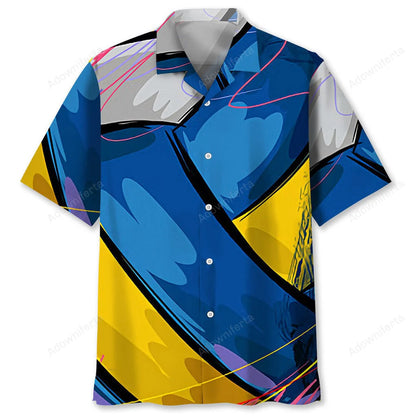 Volleyball Colorful Hawaiian Shirt, custom shirt gift for men (view 2)