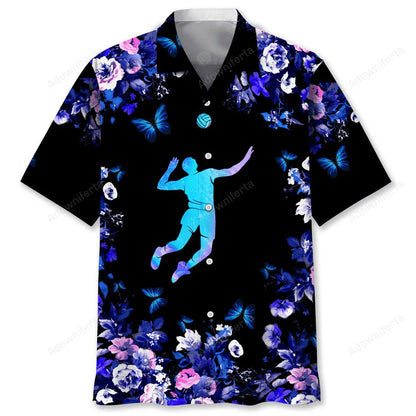 Volleyball Hawaiian Nature Hawaiian Shirt, custom shirt gift for men (view 6)