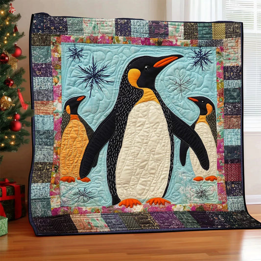 Waddle Wonderland Quilt Blanket