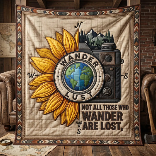 Wander Lust Quilt Blanket