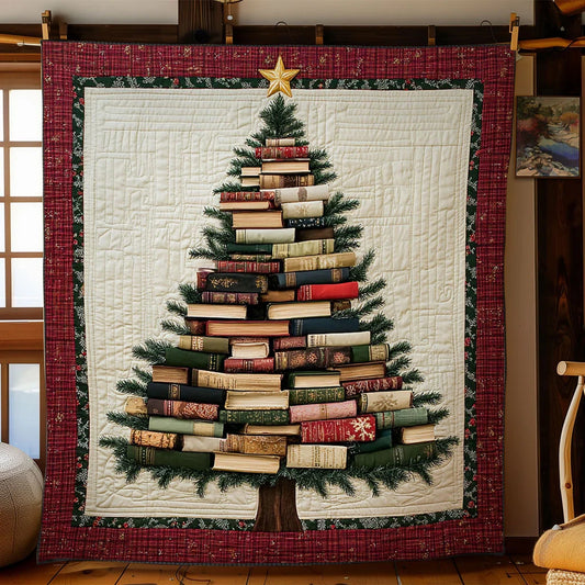 Warm Read Book Quilt Blanket